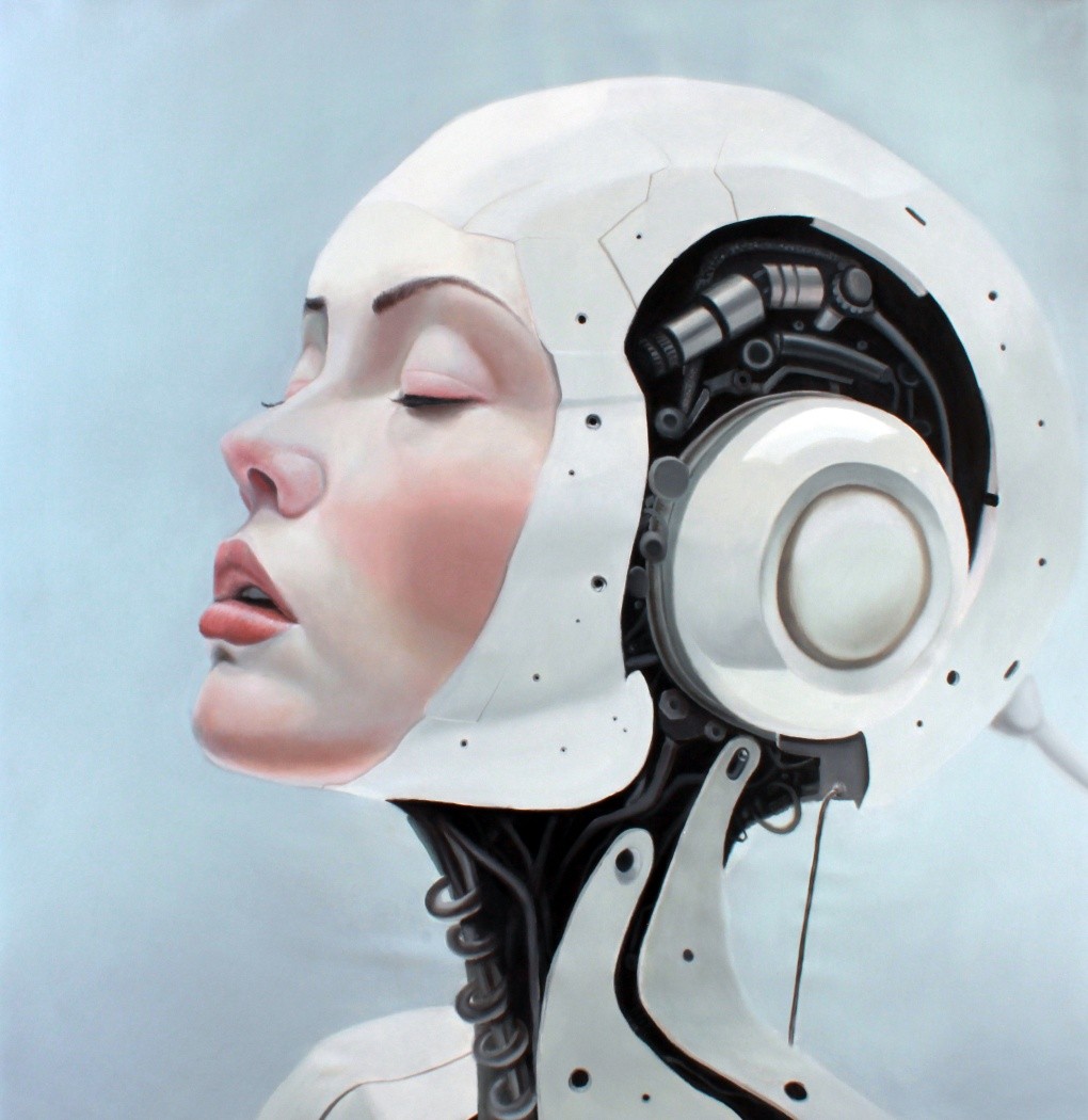 Loading Perfection artwork by Romeo Bud exploring posthuman identity
