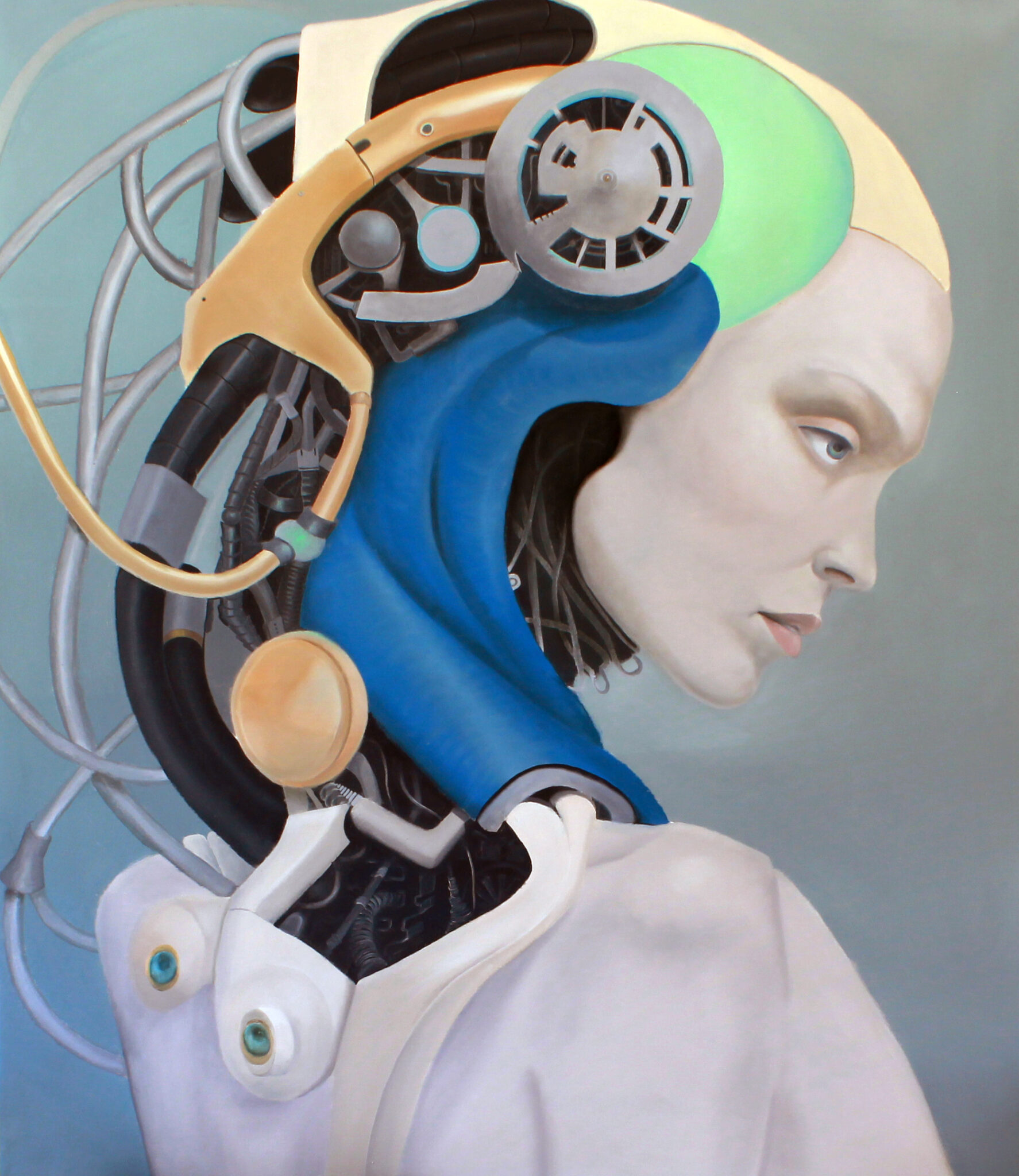Goddess artwork by Romanian contemporary artist Romeo Bud